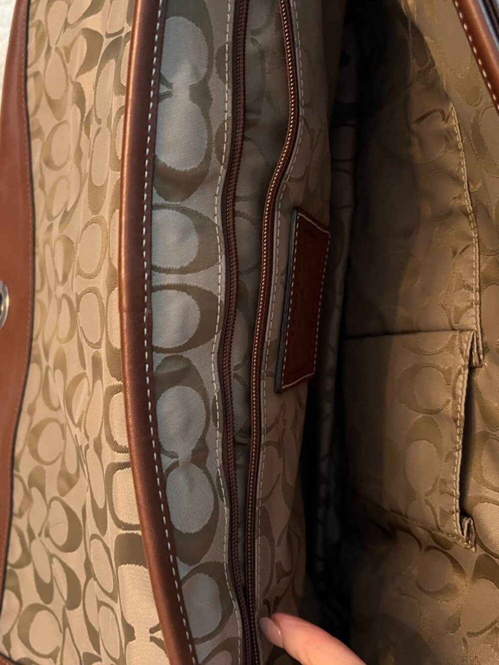 Vintage Coach Lexington Messenger Bag - British Tan - Picture 7 of 9